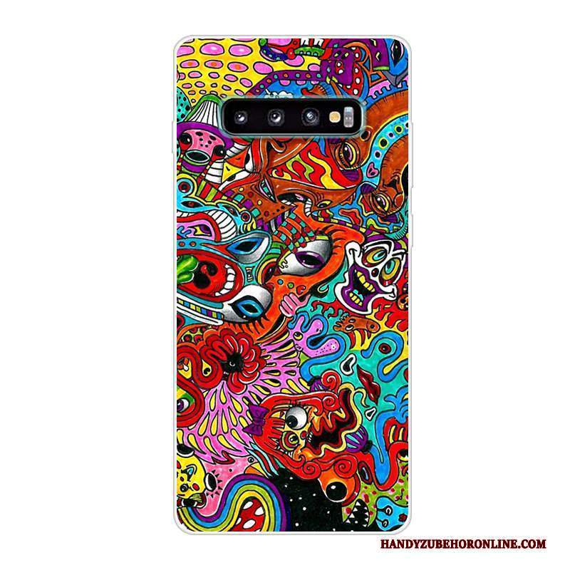 Custodia Samsung Galaxy S10 Creativo Rossotelefono, Cover Samsung Galaxy S10 Silicone Anti-caduta