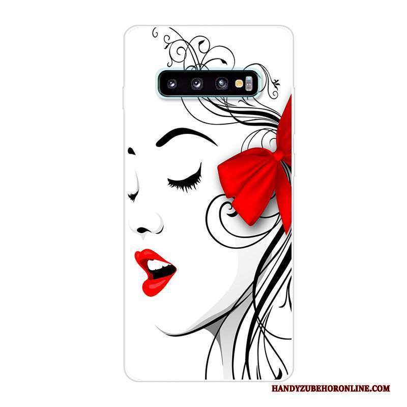 Custodia Samsung Galaxy S10 Creativo Rossotelefono, Cover Samsung Galaxy S10 Silicone Anti-caduta