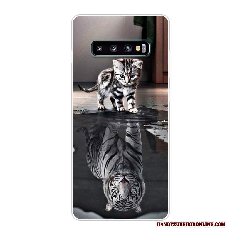 Custodia Samsung Galaxy S10 Creativo Rossotelefono, Cover Samsung Galaxy S10 Silicone Anti-caduta