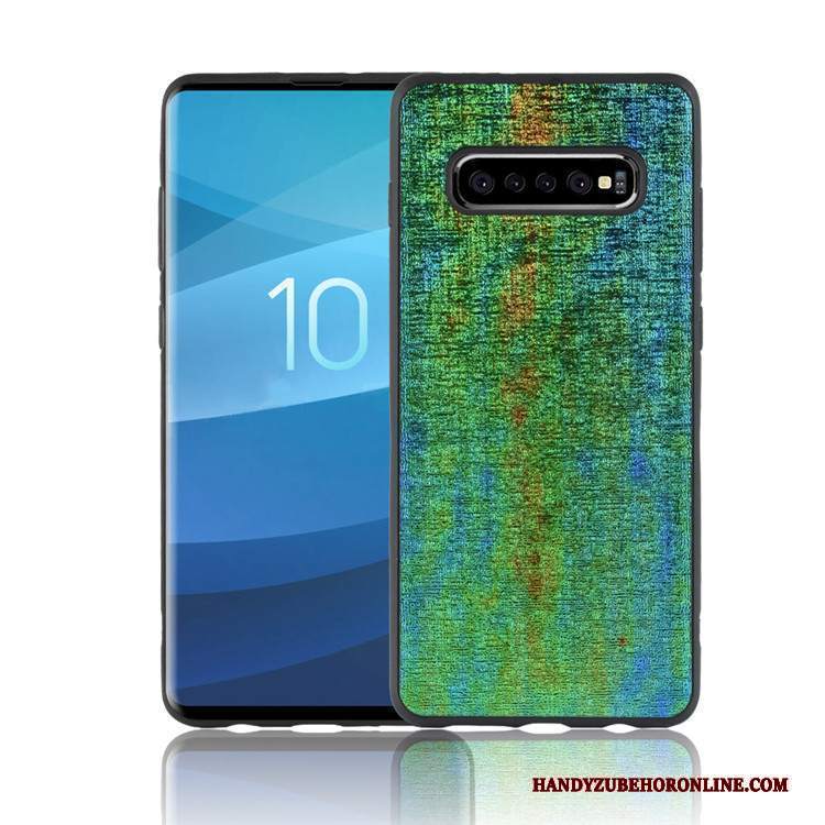 Custodia Samsung Galaxy S10 Creativo Telefono Nero, Cover Samsung Galaxy S10 Di Personalità Colore