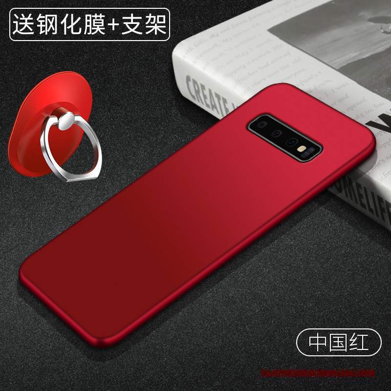 Custodia Samsung Galaxy S10+ Creativo Tendenza Di Personalità, Cover Samsung Galaxy S10+ Protezione Macchiati Rosso