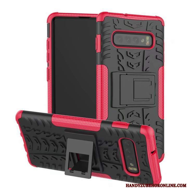 Custodia Samsung Galaxy S10 Creativo Tutto Incluso Rosso, Cover Samsung Galaxy S10 Silicone Antiscivolo Anti-caduta