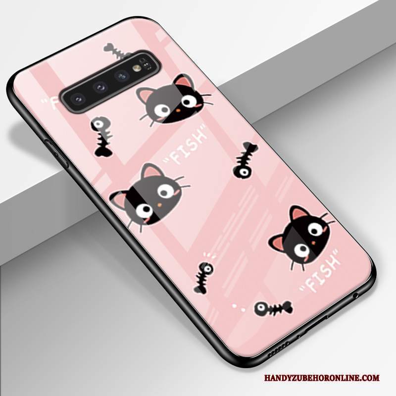 Custodia Samsung Galaxy S10+ Creativo Tutto Incluso Tendenza, Cover Samsung Galaxy S10+ Silicone Morbido Giallo