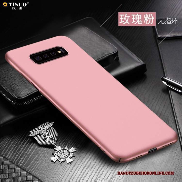 Custodia Samsung Galaxy S10+ Difficile Pu, Cover Samsung Galaxy S10+ Blutelefono