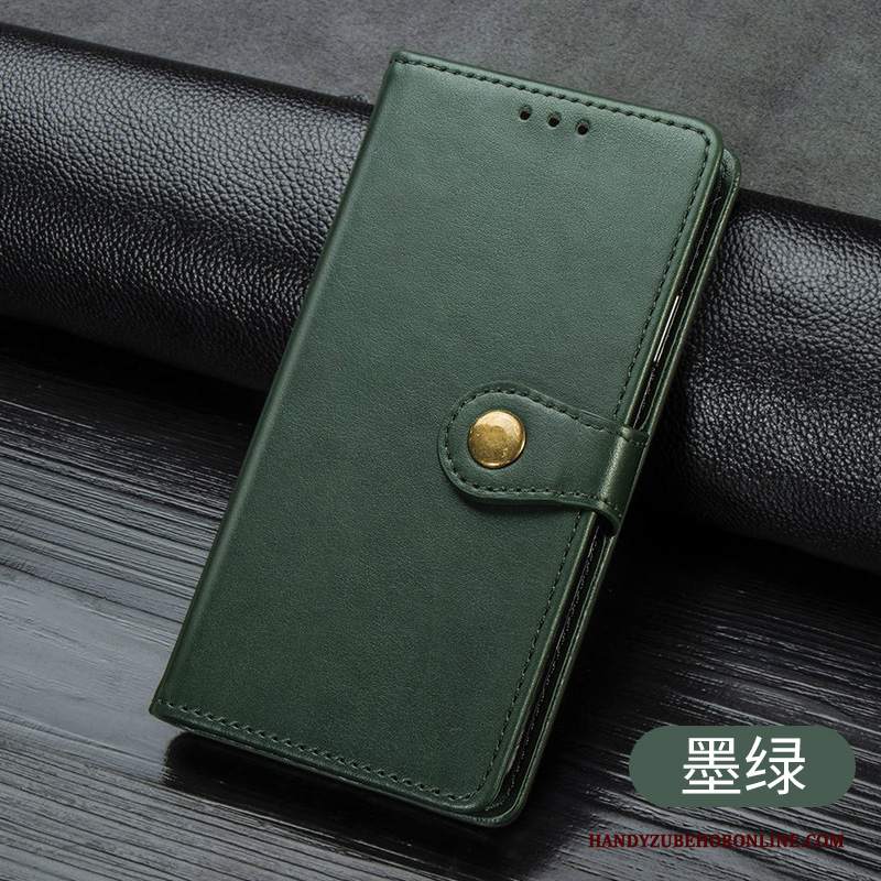 Custodia Samsung Galaxy S10 Lite Folio Affari Verde Scuro, Cover Samsung Galaxy S10 Lite Creativo Di Personalità Carta