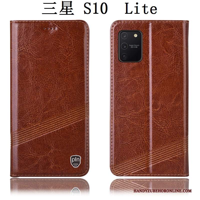 Custodia Samsung Galaxy S10 Lite Folio Tutto Inclusotelefono, Cover Samsung Galaxy S10 Lite Pelle