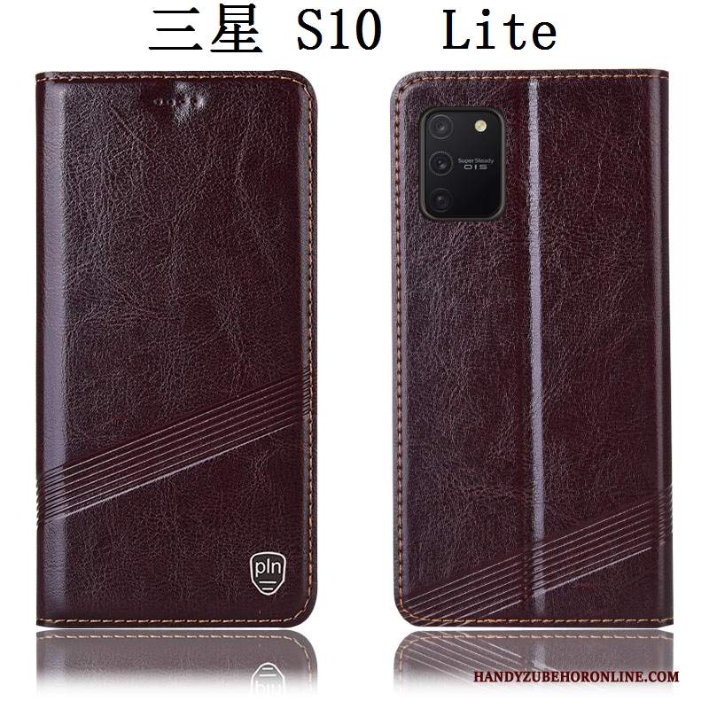 Custodia Samsung Galaxy S10 Lite Folio Tutto Inclusotelefono, Cover Samsung Galaxy S10 Lite Pelle