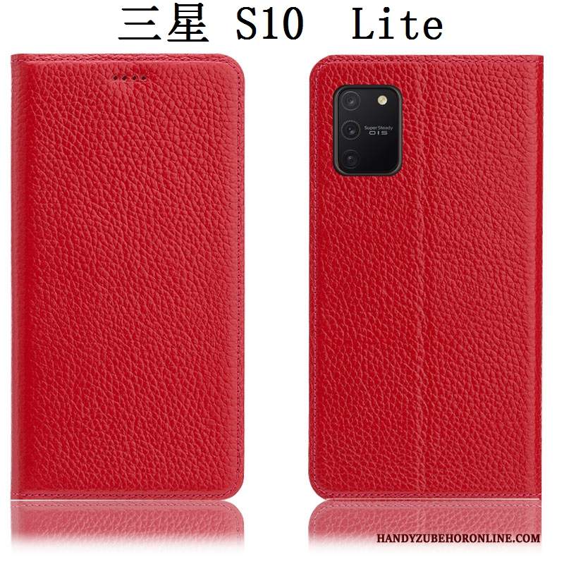 Custodia Samsung Galaxy S10 Lite Pelle Modello Tutto Incluso, Cover Samsung Galaxy S10 Lite Protezione Litchitelefono