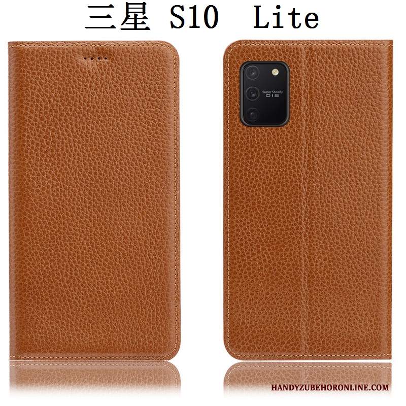 Custodia Samsung Galaxy S10 Lite Pelle Modello Tutto Incluso, Cover Samsung Galaxy S10 Lite Protezione Litchitelefono