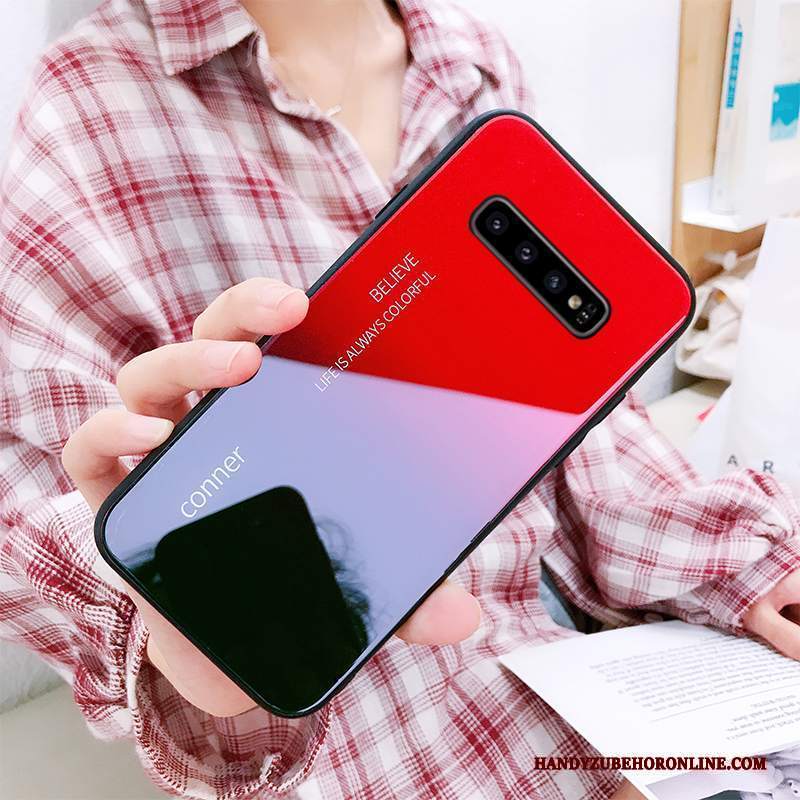 Custodia Samsung Galaxy S10+ Moda Affari Anti-caduta, Cover Samsung Galaxy S10+ Protezione Tutto Incluso Difficile