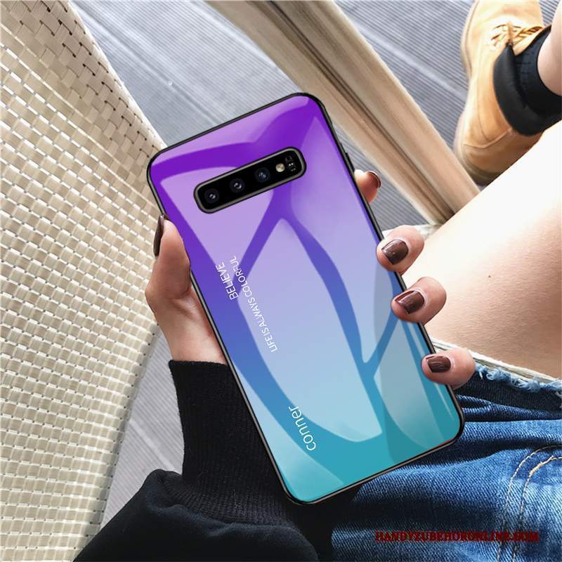 Custodia Samsung Galaxy S10+ Moda Affari Anti-caduta, Cover Samsung Galaxy S10+ Protezione Tutto Incluso Difficile