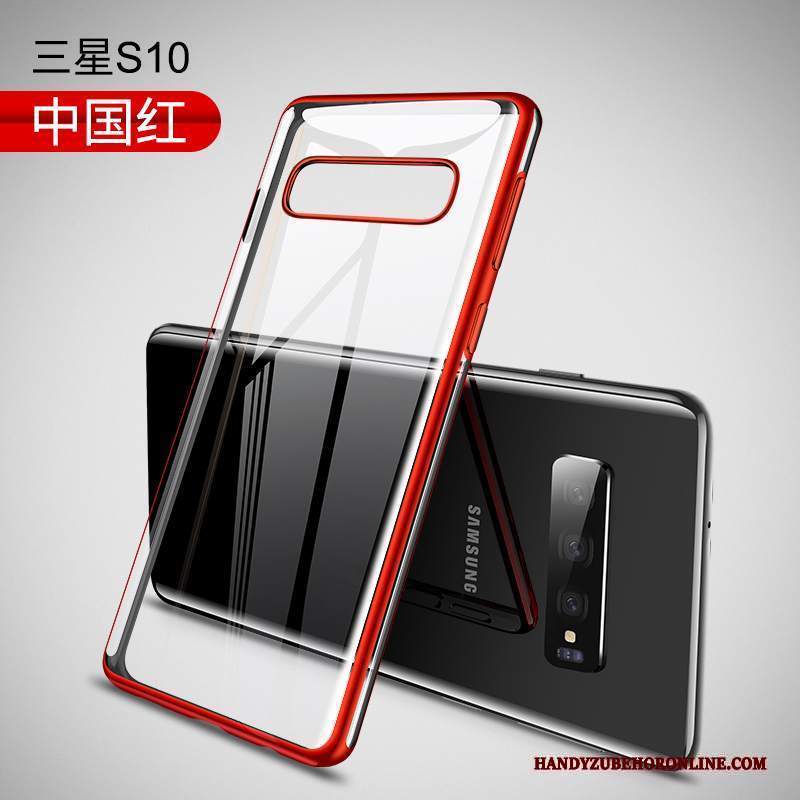 Custodia Samsung Galaxy S10 Moda High End Trasparente, Cover Samsung Galaxy S10 Creativo Morbido Sottile