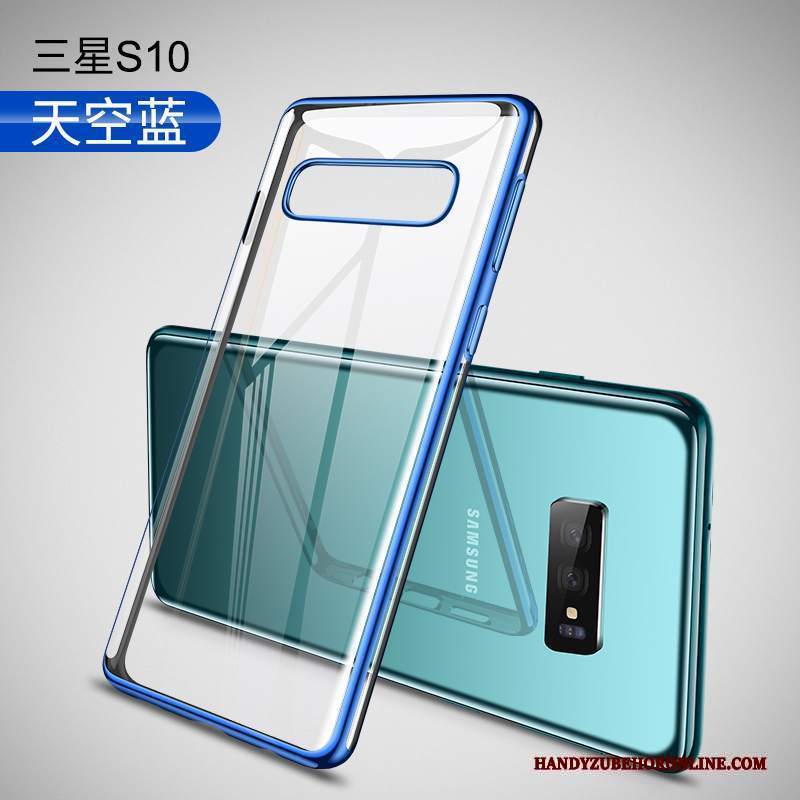 Custodia Samsung Galaxy S10 Moda High End Trasparente, Cover Samsung Galaxy S10 Creativo Morbido Sottile