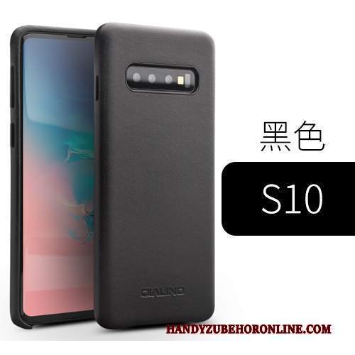 Custodia Samsung Galaxy S10 Pelle Piccola Leggere, Cover Samsung Galaxy S10 Protezione Coperchio Posteriore Affari