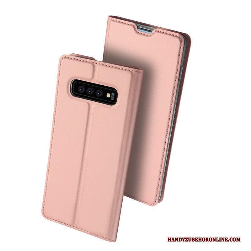 Custodia Samsung Galaxy S10 Portafoglio Affari Carta, Cover Samsung Galaxy S10 Pelle Tutto Incluso Morbido