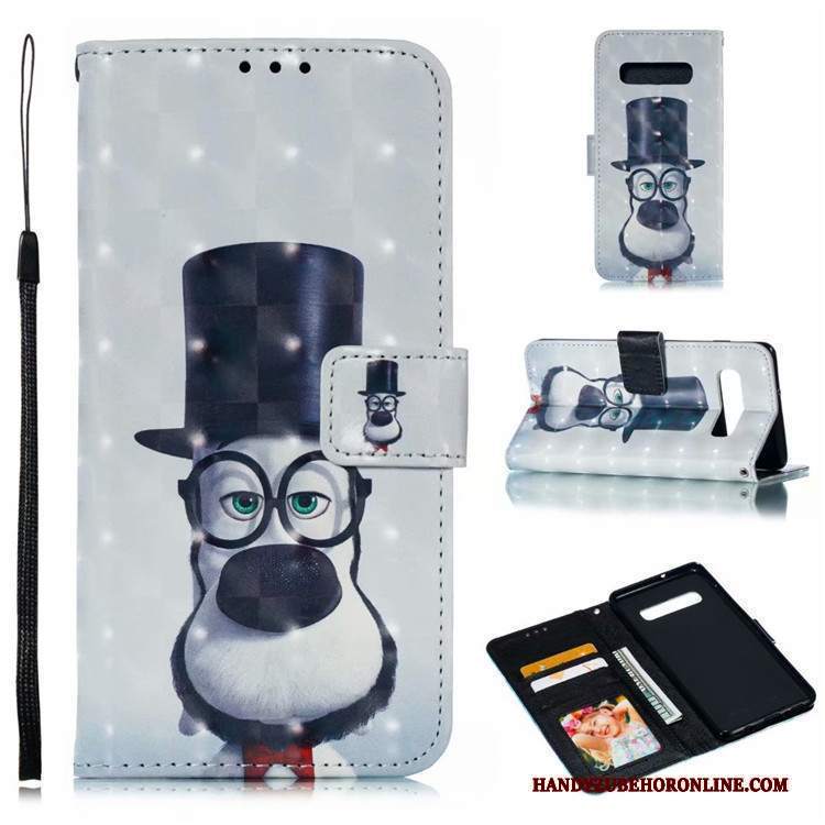 Custodia Samsung Galaxy S10 Protezione Anti-cadutatelefono, Cover Samsung Galaxy S10 Folio