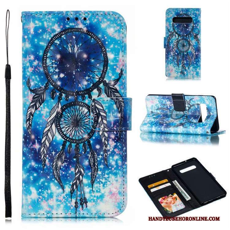 Custodia Samsung Galaxy S10 Protezione Anti-cadutatelefono, Cover Samsung Galaxy S10 Folio