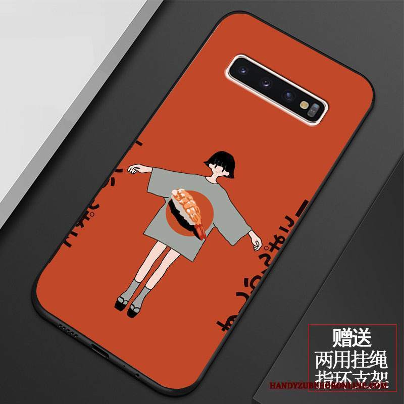 Custodia Samsung Galaxy S10+ Protezione Morbido Di Personalità, Cover Samsung Galaxy S10+ Cartone Animato Anti-cadutatelefono