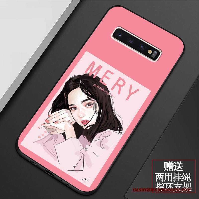 Custodia Samsung Galaxy S10+ Protezione Morbido Di Personalità, Cover Samsung Galaxy S10+ Cartone Animato Anti-cadutatelefono