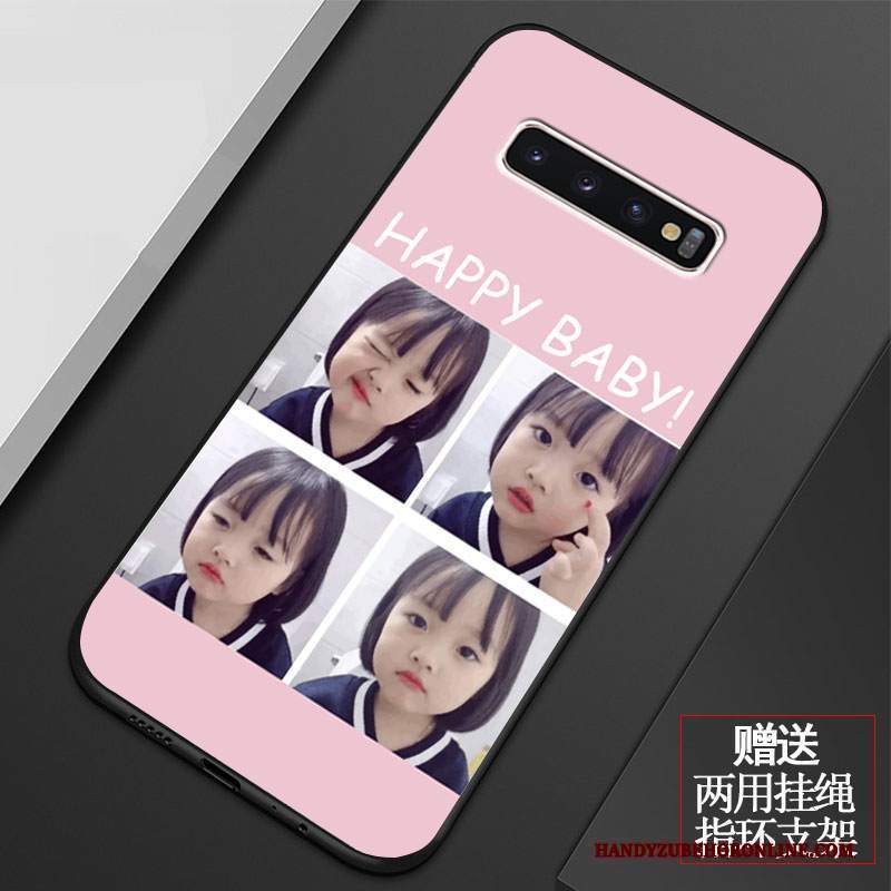 Custodia Samsung Galaxy S10+ Protezione Morbido Di Personalità, Cover Samsung Galaxy S10+ Cartone Animato Anti-cadutatelefono