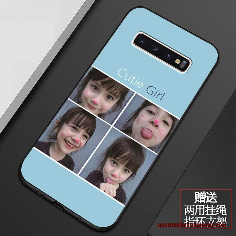 Custodia Samsung Galaxy S10+ Protezione Morbido Di Personalità, Cover Samsung Galaxy S10+ Cartone Animato Anti-cadutatelefono