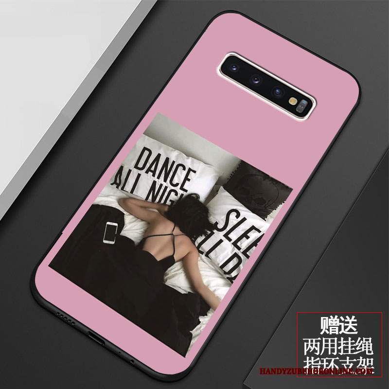 Custodia Samsung Galaxy S10+ Protezione Morbido Di Personalità, Cover Samsung Galaxy S10+ Cartone Animato Anti-cadutatelefono