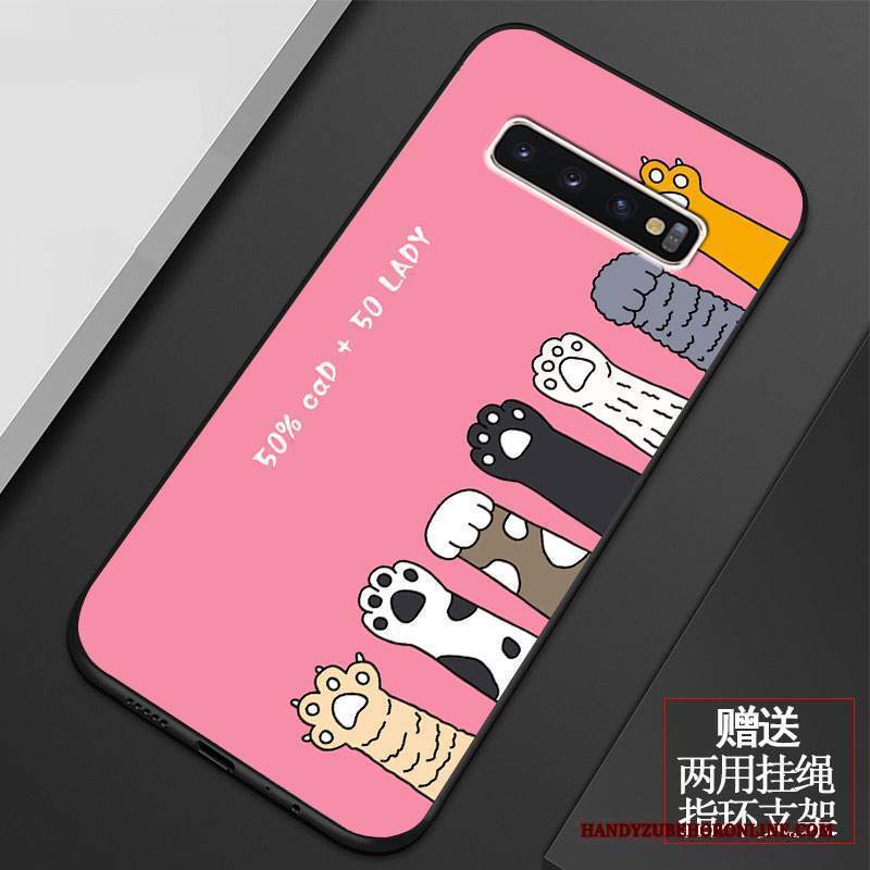 Custodia Samsung Galaxy S10+ Protezione Morbido Di Personalità, Cover Samsung Galaxy S10+ Cartone Animato Anti-cadutatelefono