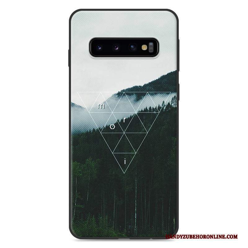 Custodia Samsung Galaxy S10 Protezione Morbido Tendenza, Cover Samsung Galaxy S10 Cartone Animato Di Personalità Anti-caduta