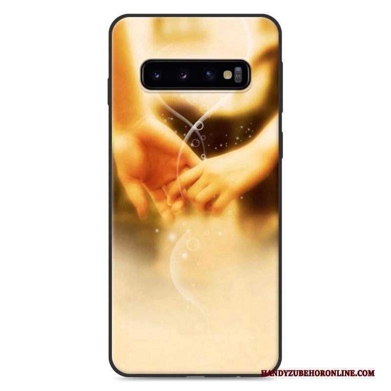 Custodia Samsung Galaxy S10 Protezione Morbido Tendenza, Cover Samsung Galaxy S10 Cartone Animato Di Personalità Anti-caduta