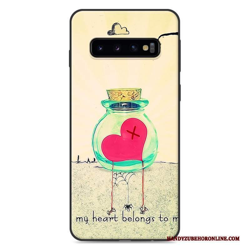 Custodia Samsung Galaxy S10 Protezione Morbido Tendenza, Cover Samsung Galaxy S10 Cartone Animato Di Personalità Anti-caduta