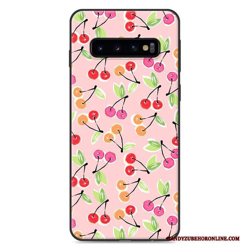 Custodia Samsung Galaxy S10 Protezione Morbido Tendenza, Cover Samsung Galaxy S10 Cartone Animato Di Personalità Anti-caduta