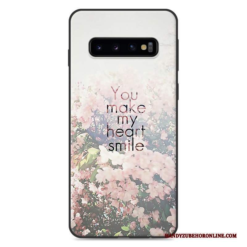 Custodia Samsung Galaxy S10 Protezione Morbido Tendenza, Cover Samsung Galaxy S10 Cartone Animato Di Personalità Anti-caduta