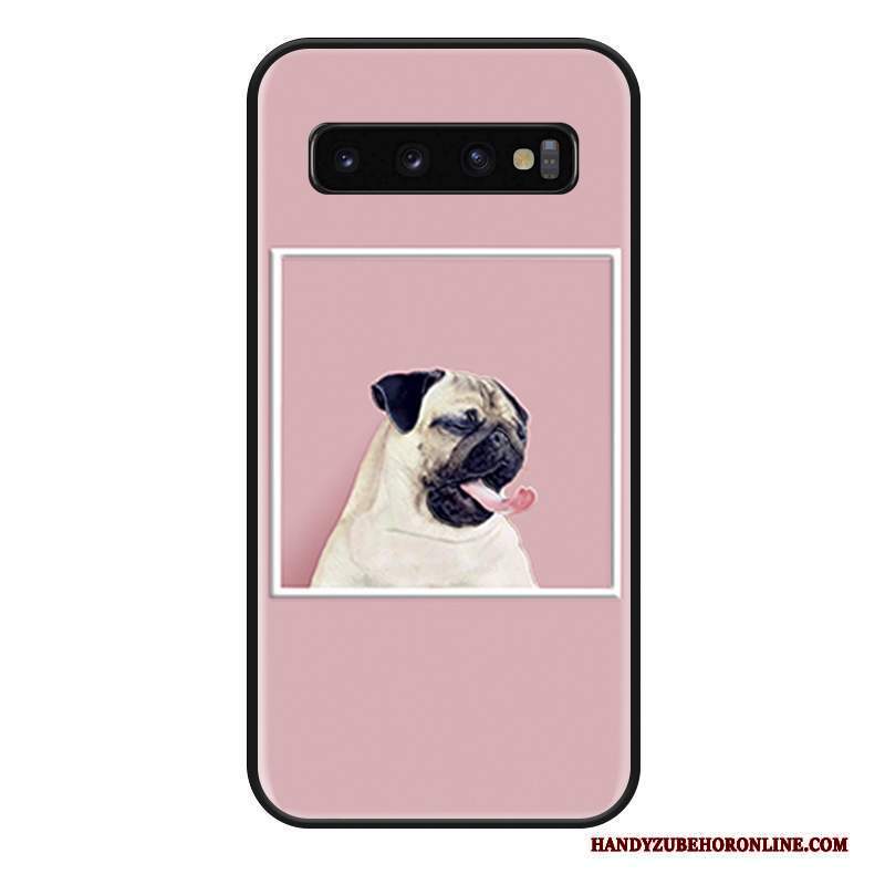 Custodia Samsung Galaxy S10+ Protezione Ornamenti Appesitelefono, Cover Samsung Galaxy S10+ Silicone Anti-caduta Gattino