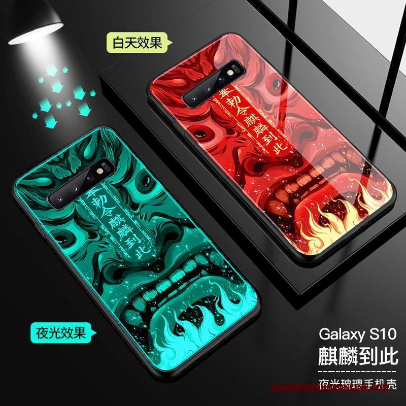 Custodia Samsung Galaxy S10 Protezione Stile Cinese Tendenza, Cover Samsung Galaxy S10 Telefono Marchio Di Tendenza