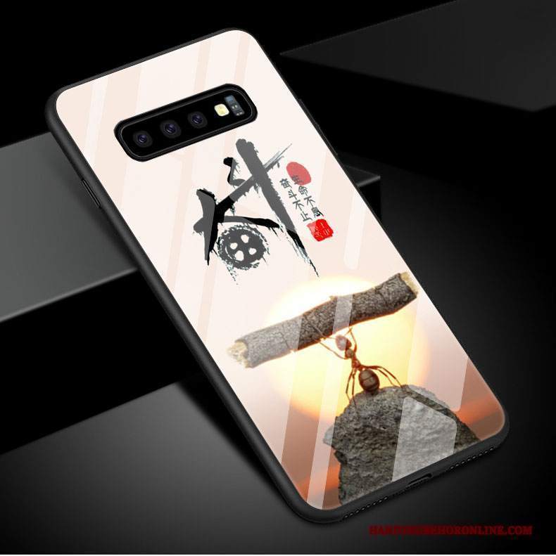 Custodia Samsung Galaxy S10 Protezione Telefono Amanti, Cover Samsung Galaxy S10 Specchio Elegante