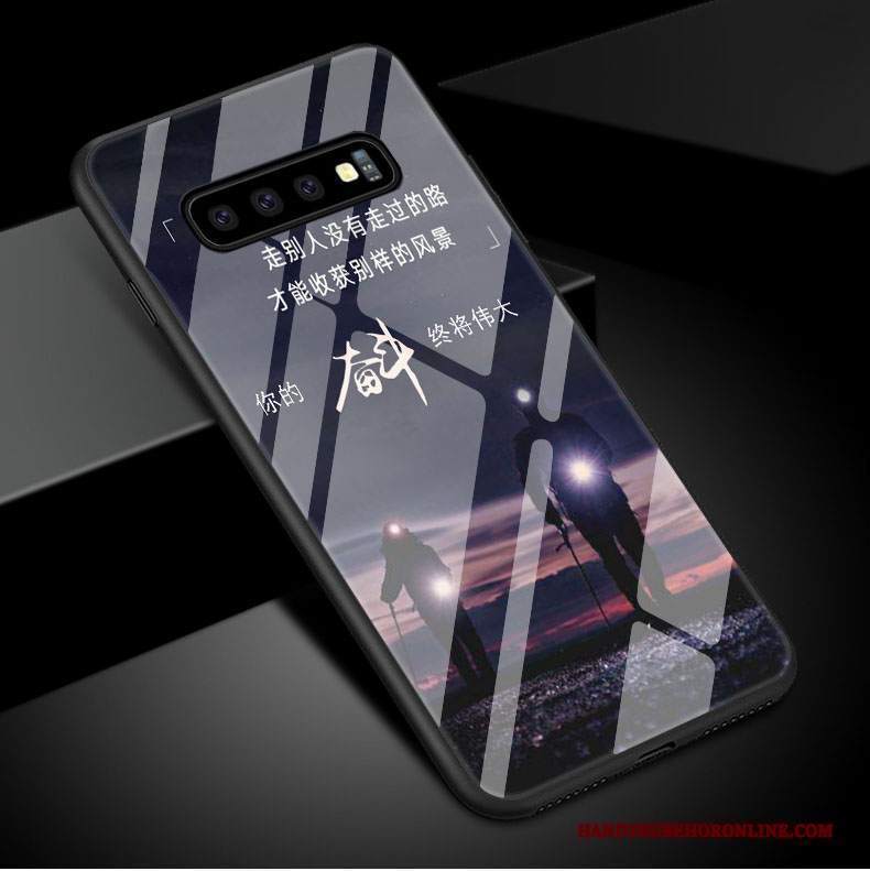 Custodia Samsung Galaxy S10 Protezione Telefono Amanti, Cover Samsung Galaxy S10 Specchio Elegante