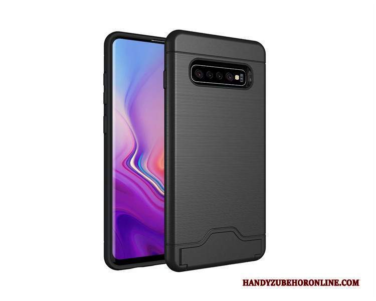 Custodia Samsung Galaxy S10 Protezione Telefono Grigio, Cover Samsung Galaxy S10 Carta Semplici