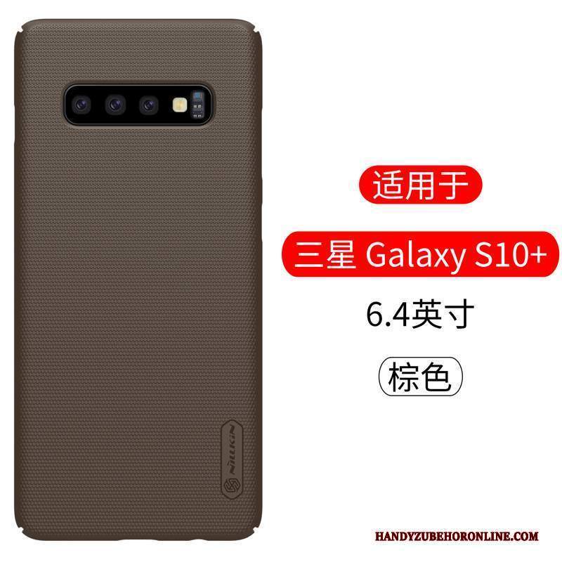 Custodia Samsung Galaxy S10+ Protezione Telefono Oro, Cover Samsung Galaxy S10+ Anti-caduta Macchiati