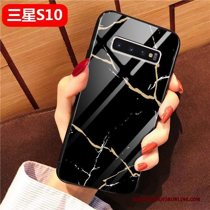 Custodia Samsung Galaxy S10 Protezione Tutto Incluso Net Red, Cover Samsung Galaxy S10 Silicone Anti-caduta Marchio Di Tendenza