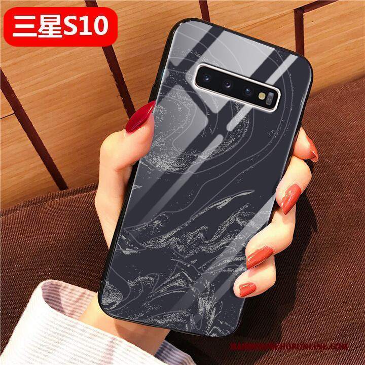 Custodia Samsung Galaxy S10 Protezione Tutto Incluso Net Red, Cover Samsung Galaxy S10 Silicone Anti-caduta Marchio Di Tendenza