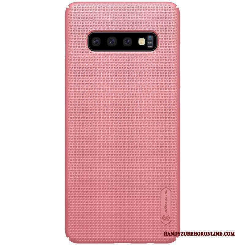 Custodia Samsung Galaxy S10+ Protezione Tutto Incluso Oro, Cover Samsung Galaxy S10+ Difficile Anti-caduta