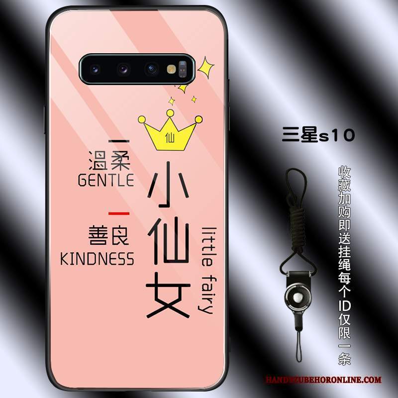 Custodia Samsung Galaxy S10 Silicone Anti-caduta Tendenza, Cover Samsung Galaxy S10 Protezione Di Personalità Vetro