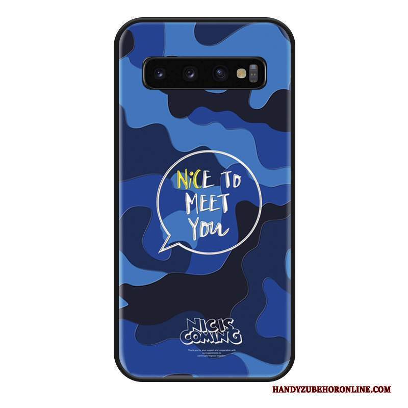 Custodia Samsung Galaxy S10 Silicone Net Red Amanti, Cover Samsung Galaxy S10 Creativo Camuffamentotelefono