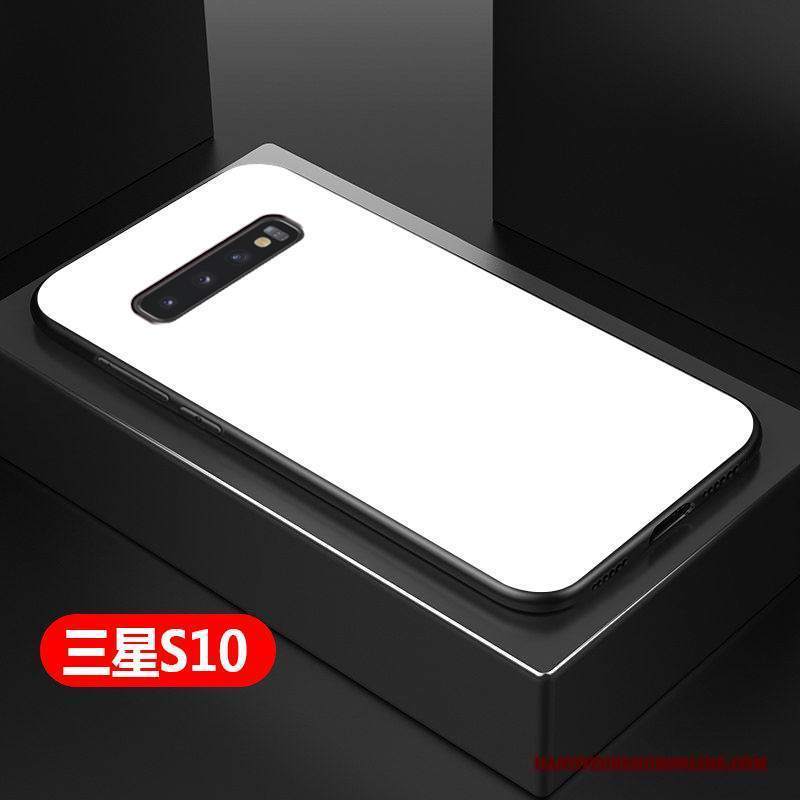 Custodia Samsung Galaxy S10 Silicone Semplici Rosso, Cover Samsung Galaxy S10 Protezione Marchio Di Tendenzatelefono