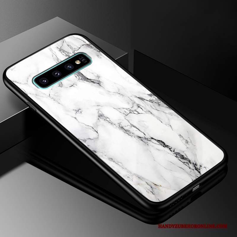 Custodia Samsung Galaxy S10+ Silicone Stellato Di Personalità, Cover Samsung Galaxy S10+ Protezione Vetro Tutto Incluso