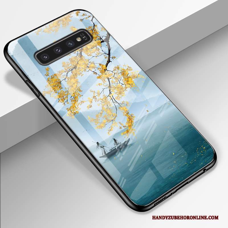 Custodia Samsung Galaxy S10 Silicone Telefono Tutto Incluso, Cover Samsung Galaxy S10 Protezione Tendenza Anti-caduta