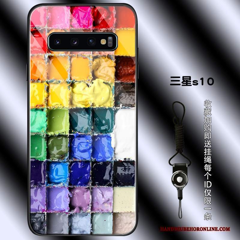 Custodia Samsung Galaxy S10 Silicone Telefono Vetro, Cover Samsung Galaxy S10 Colore Tutto Incluso Gioventù