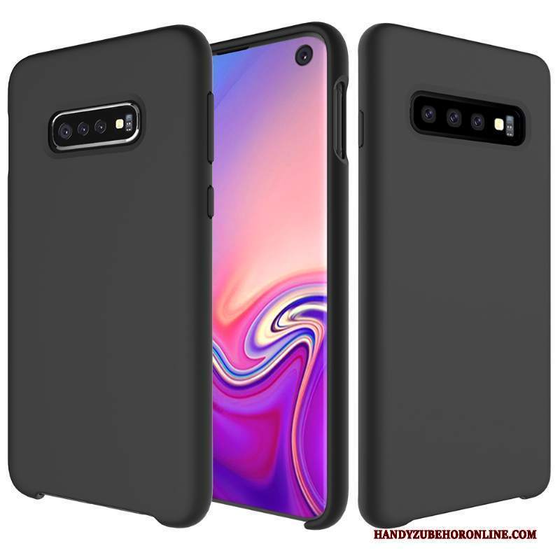 Custodia Samsung Galaxy S10 Silicone Tutto Incluso Bianco, Cover Samsung Galaxy S10 Protezione Anti-caduta Semplici