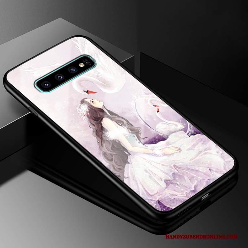 Custodia Samsung Galaxy S10 Silicone Tutto Incluso Difficile, Cover Samsung Galaxy S10 Protezione Vetrotelefono