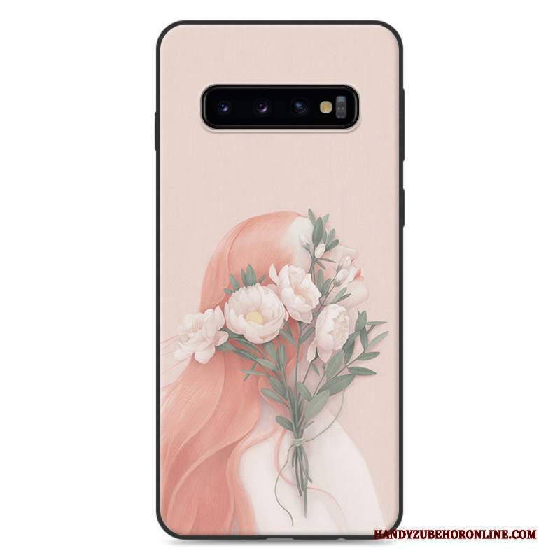 Custodia Samsung Galaxy S10+ Silicone Tutto Incluso Piccola, Cover Samsung Galaxy S10+ Arte Fresco